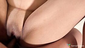 chubby japanese mika arimura deep sucks cock for wild pounding