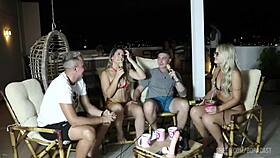 bruna carlos and matheus caetano in bora cast compilation with elo cardone victor mustang part 2