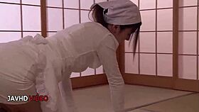 MAYA KATO GIVES ASIAN BLOWJOB then RIDES COCK IN JAV PASSIONATE FUCK SESSION