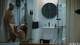 shower together yeah easier cleaning cum off face