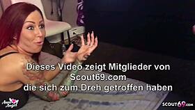 Extremely Thick Cock Pounds Slim German Redhead Anni Angel Hard