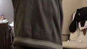 Curvy subsecretary undresses after workout