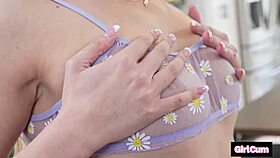 Quinton massages Chloe Rose's insides deep with his massive cock