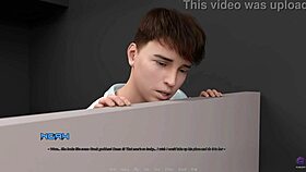 Horny milf wife sneaks boss creampie in 3d hentai office cheating game 😈💦