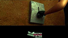 Alena grabs her toys for some fun playtime