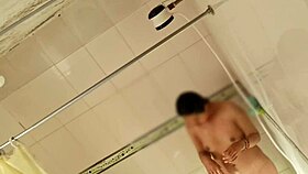 hidden cam catches cute latina nurse getting her pussy licked in bathroom