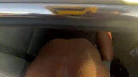 Her Massive Ass Bent Over Car