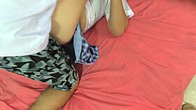 my delicious teacher pounds this student's tight pussy and ass hard