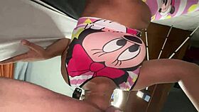 making this old big-ass milf whore deepthroat suck