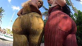 Ebony Big Ass Breyana And Pawg Ryan Ride Interracial Monster Cocks