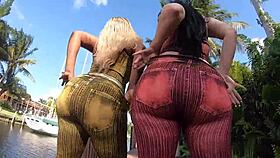 Ebony Big Ass Breyana And Pawg Ryan Ride Interracial Monster Cocks