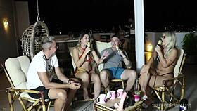 bruna carlos and matheus caetano in bora cast compilation with elo cardone victor mustang part 2