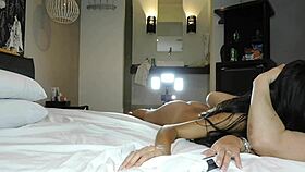 Cum Explosion with Sexy Latina Babe's Natural Tits