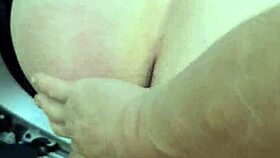 a fat ass milf gets her huge cheeks spanked hard