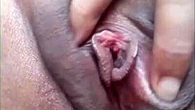 feel her fingers tease that swollen clit to ecstasy