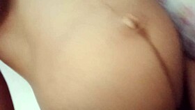 pregnant brunette housewife craves dirty outdoor fucking session