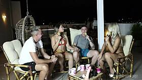 bruna carlos and matheus caetano in bora cast compilation with elo cardone victor mustang part 2