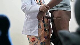 Doctor Thoroughly Checks Patient's Massive Indian Cock!