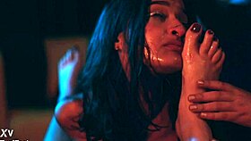 Horny Sluts Worship My Feet Deepthroat and Lick Toes Femdom