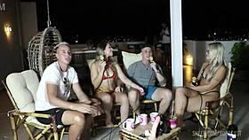 bruna carlos and matheus caetano in bora cast compilation with elo cardone victor mustang part 2