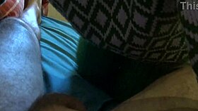 mature woman wakes young man to fill her sex doll with creampie