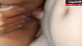 boss sneaks thai secretary creampie pounding her bouncing tits