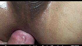 dude ladyboy kon takes bareback pounding with piss and cum everywhere
