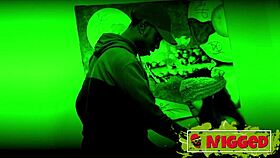 blindfolded 18yo latina moans through first big black cock pounding juicy pussy