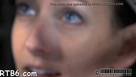 Pornstar takes BDSM spanking bent over for hardcore DOGGY PUSSY pound