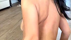 mira luv teases and seduces her hot neighbor in steamy pov fantasy with tattooed latina curves