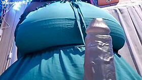 hey bbw, watch me tease this huge bbc with my big natural tits