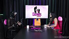 Ramona 69's wild swing compilation explodes with Tifany Rocha in sheer red lingerie!