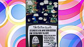 What happened to the caped crusader in this parody?