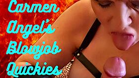 granny del flor's spring fever hits with deepthroat blowjob and hardcore sucking from bbw mature