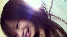 Watch this japanese teen masturbate wildly then fuck to squirting orgasm!