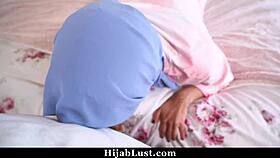 hey girl, wanna learn naughty fun with my hijab friend? watch her ride that big cock cowgirl style! 😏🍆💦