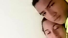 Intimate Bedroom Encounter Between Passionate Couple