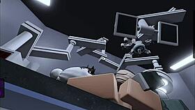 the surgeon couldn't resist my big tits and ass so she fucked me hard