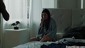 india summer tempts lucas frost with her dirty milf cravings and deepthroat