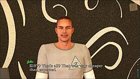 Brunette's Big Ass Teases Erotic Leap of Faith