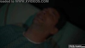 Nurse offers patient his dick back for soul in exchange amid lactating tits and group licking session