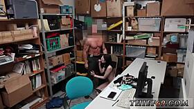 Petite Emo Teen Caught Shoplifting Fucked Hard by Cop!