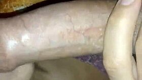 she wakes me up sucking my throbbing cock eagerly