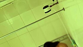 hidden cam catches cute latina nurse getting her pussy licked in bathroom