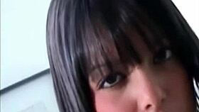 oh god, these shiny purple pvc panties hug my ass way too tight!