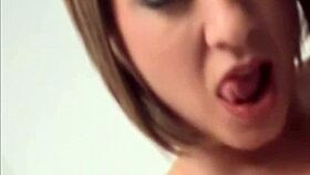 oh god, these shiny purple pvc panties hug my ass way too tight!