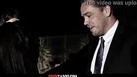 Prom night babe whitney wright dives into outdoor gangbang