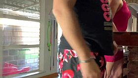 Sparowdox Quickie Creampie Fuck with Cheating Neighbor's Wife in Skirt