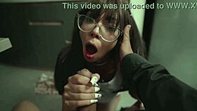 submissive beauty teases and pleases her lover in intense pov