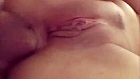 busty blonde interviews then gags deep on cock riding it all